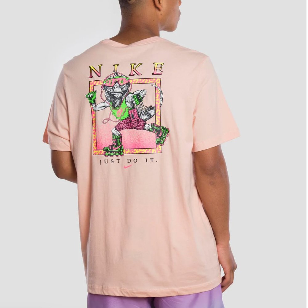 Nike 90's Lizard Rollerblade Neon Shirt Small